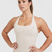 Timeless Square Neck Vest | Sand