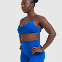 Timeless Strappy Bralette | Cobalt