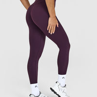 Unified High Waisted Leggings | Blackberry Purple