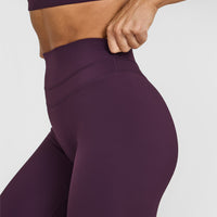 Unified High Waisted Leggings | Blackberry Purple