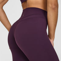 Unified High Waisted Leggings | Blackberry Purple