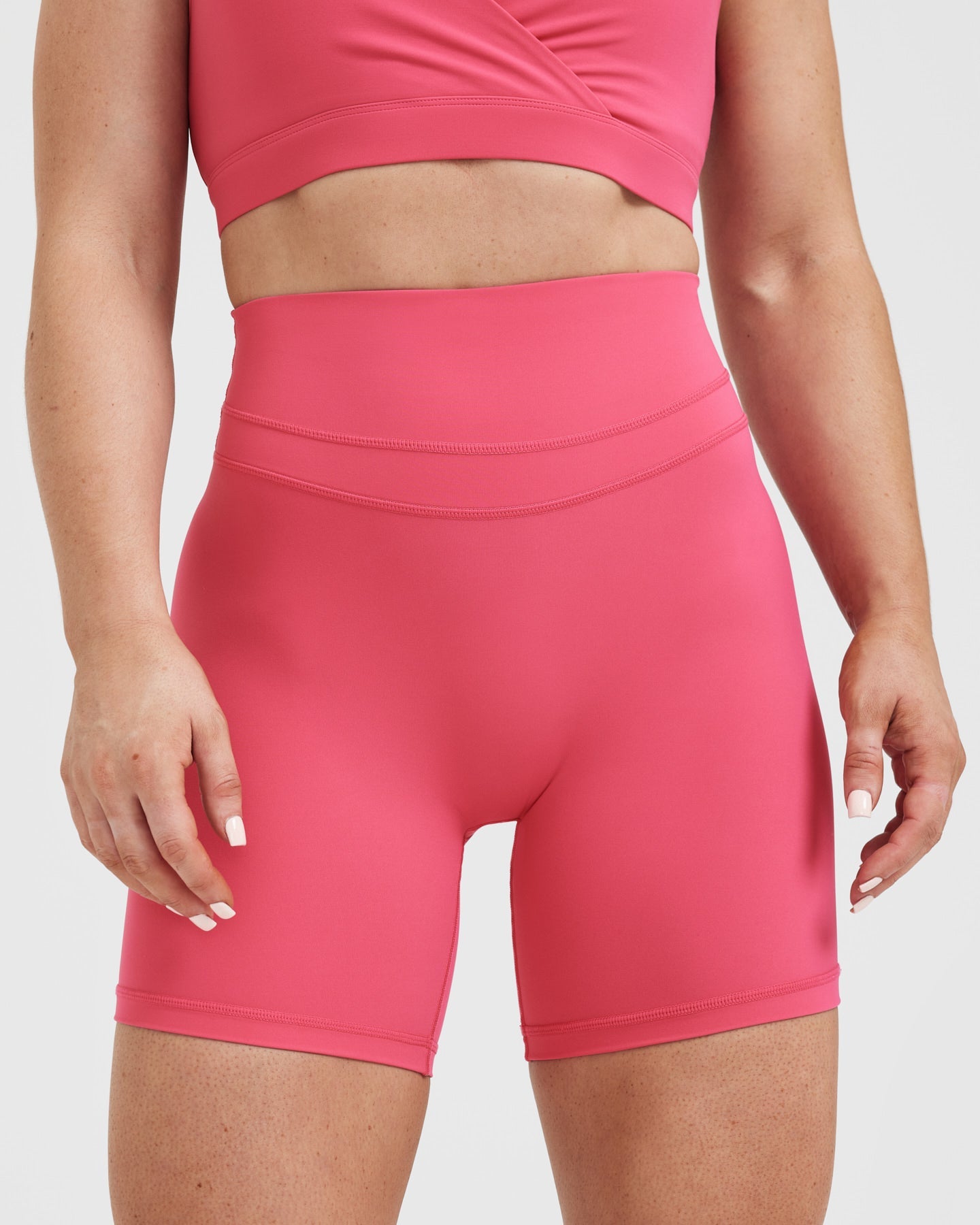 Unified High Waisted Shorts 6" | Velvet Pink