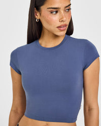 Cotton Baby T-Shirt | Slate Blue