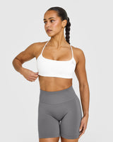 EasyLift™ Strappy Sports Bra | White