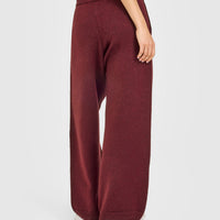 Oversized Knit Straight Leg Bottoms | Rosewood