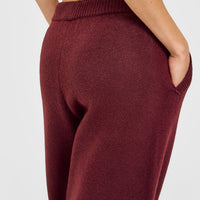 Oversized Knit Straight Leg Bottoms | Rosewood