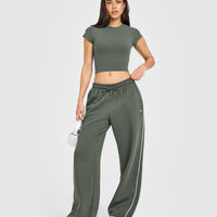 Cotton Baby T-Shirt | Dark Khaki