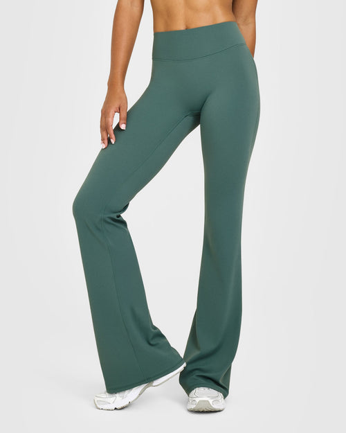 Oner Modal SoftMotion™ Flared Bottoms with White Logo | Iced Green
