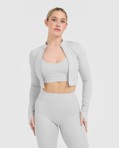 Light cropped jacket clearance