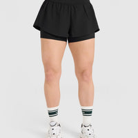 UnifiedMove™ Double Layer Shorts 5" | Black