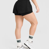 UnifiedMove™ Double Layer Shorts 5" | Black