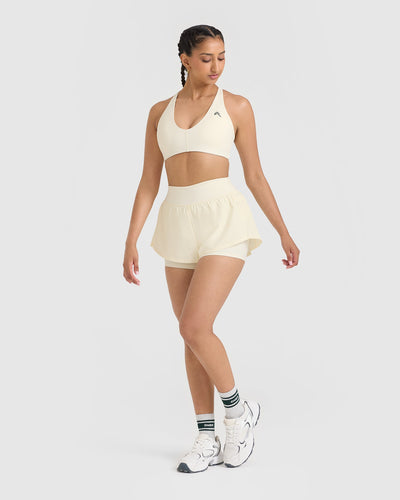 UnifiedMove™ Double Layer Shorts 5" | Off White
