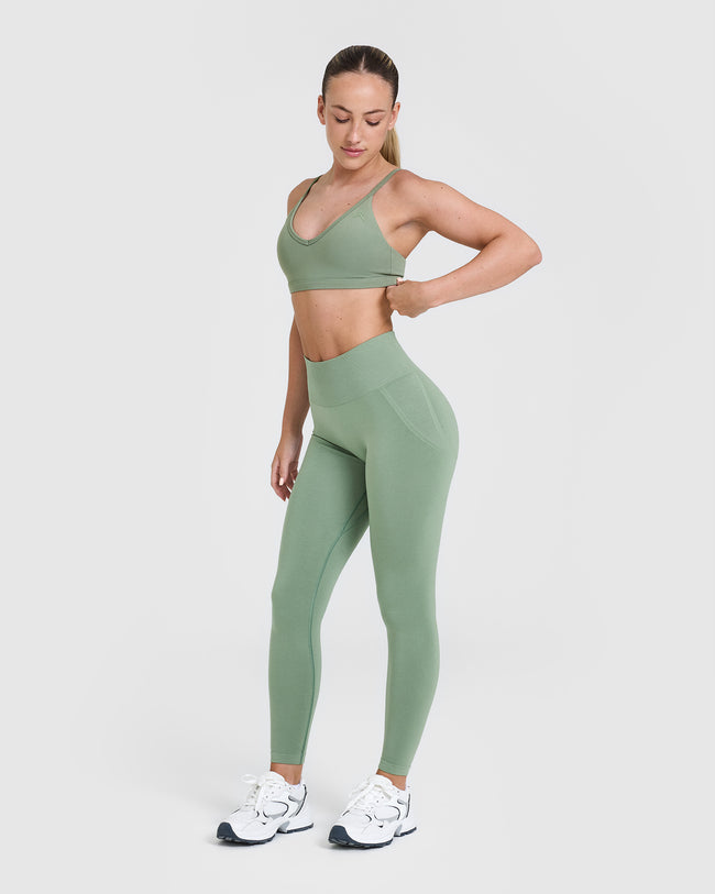 Timeless Strappy Bralette | Sage