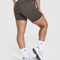 UnifiedMove™ Wrap Shorts 6" | Deep Taupe
