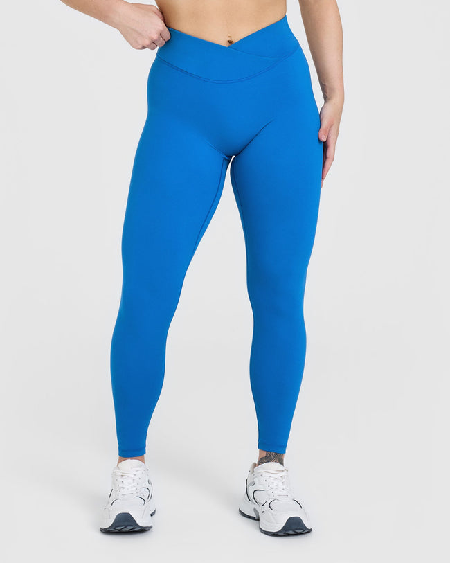 UnifiedMove Wrap Leggings | Retro Blue