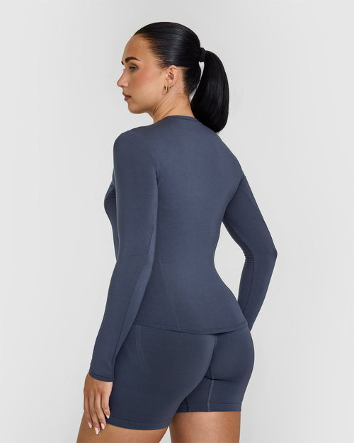 Mellow™ Soft Long Sleeve Top | True Blue