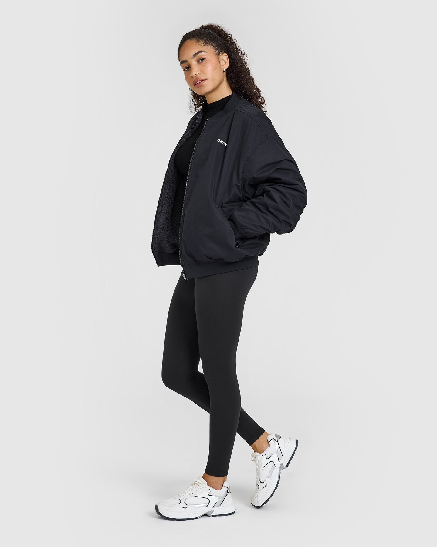 Reversible Bomber Jacket | Black