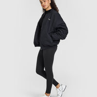 Reversible Bomber Jacket | Black