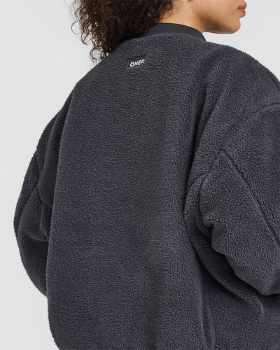 Reversible Bomber Jacket | Black