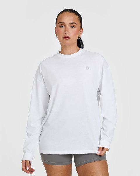 White Long Sleeve Top Women's | Oner Active