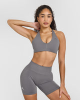 Unified Micro Bralette | Ash Grey