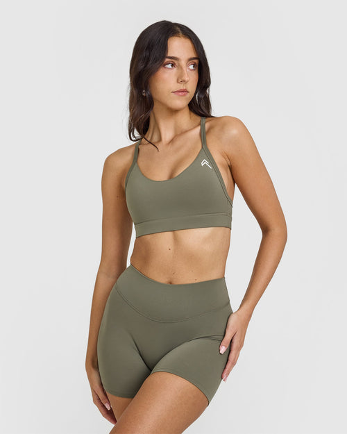 Oner Modal Everyday Sports Bra | Alpine Green