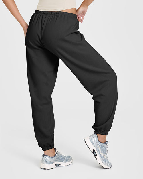 Mid Weight Joggers | Soft Black