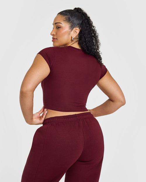 Cotton Icon Baby T-Shirt | Rosewood