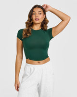 Mellow™ Soft Mid Short Sleeve T-Shirt | Racing Green