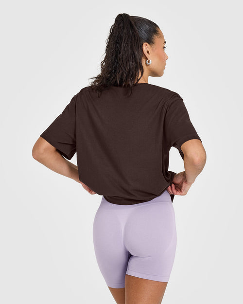 Classic Oversized Lightweight T-Shirt | 70% Cocoa