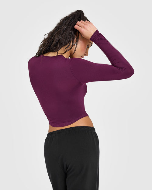 Mellow™ Soft Mid Long Sleeve Top | Ripe Fig
