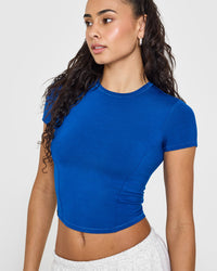 Mellow™ Soft Mid Short Sleeve T-Shirt | Cobalt Blue