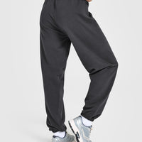 Lightweight Joggers with Printed Logo | Coal