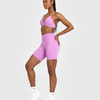 UnifiedMove Cycling Shorts 8" | Orchid Purple