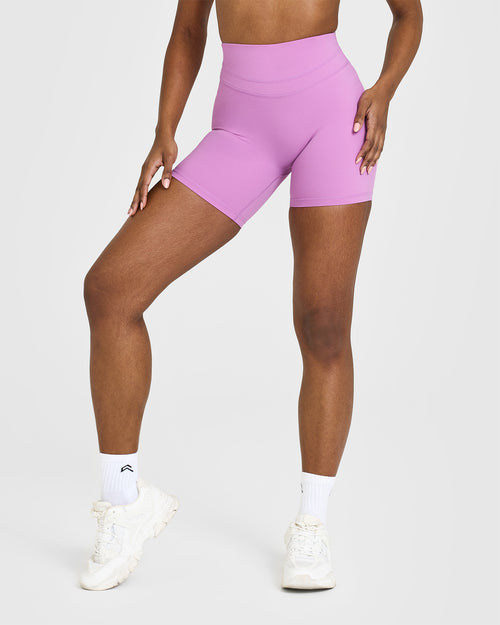 Oner Modal Unified High Waisted Shorts 6" | Orchid Purple