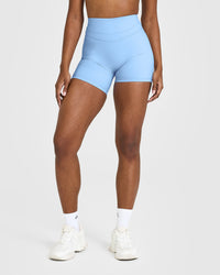 UnifiedMove High Waisted Shorts 6" | Powdered Blue