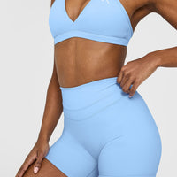 UnifiedMove High Waisted Shorts 6" | Powdered Blue