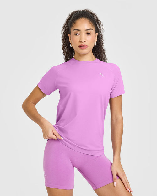 Oner Modal Go To Seamless Loose Top | Orchid Purple