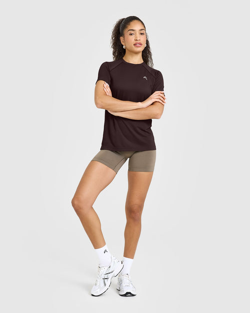 Go To Seamless Loose Top | Plum Brown