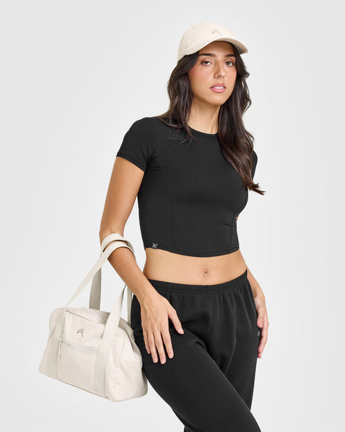 Oner Modal Mellow™ Soft Mid Short Sleeve T-Shirt | Soft Black
