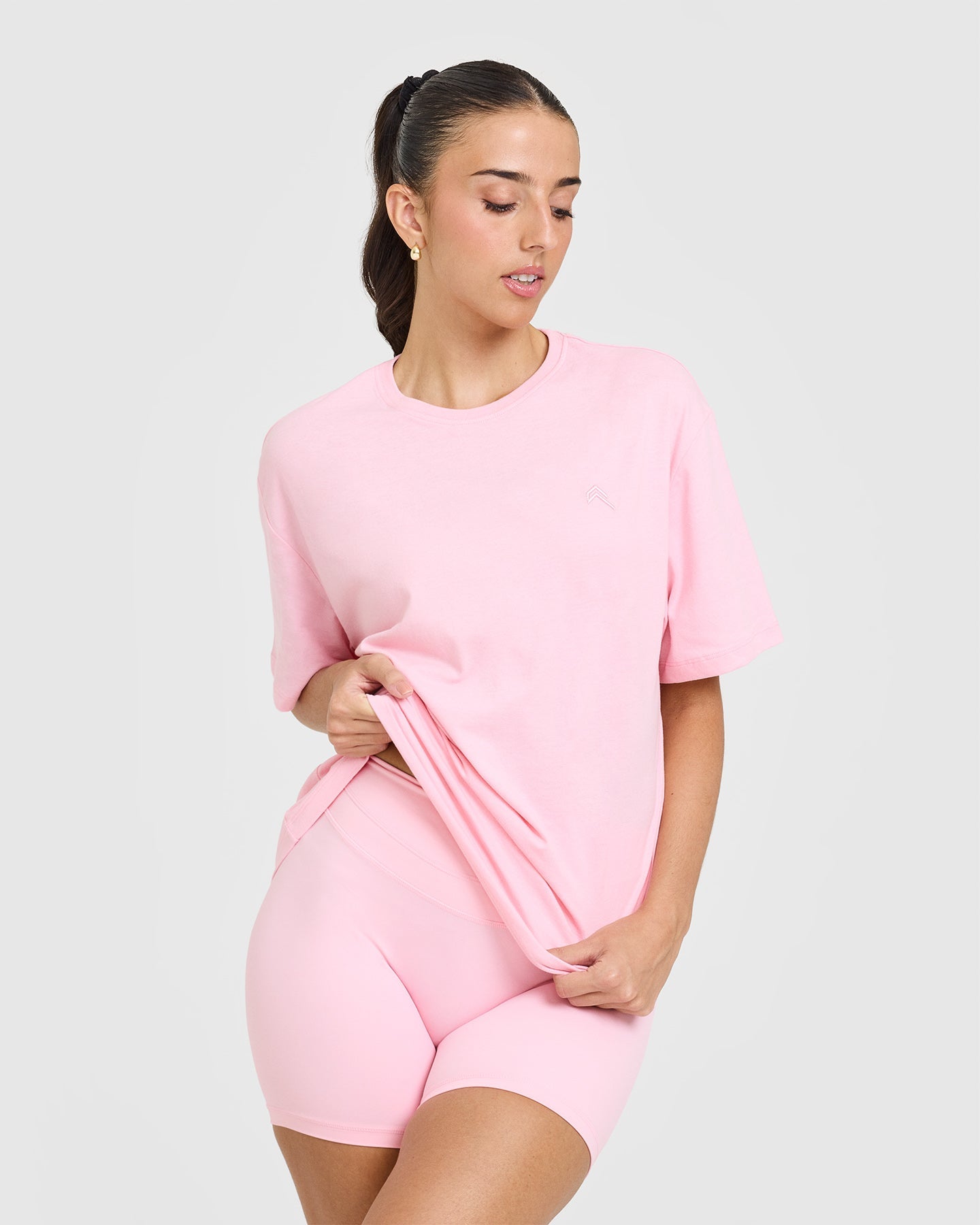 Classic Oversized Lightweight T-Shirt | Petal Pink