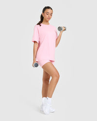 Classic Oversized Lightweight T-Shirt | Petal Pink