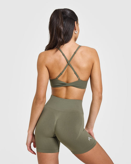 Unified Micro Bralette | Alpine Green