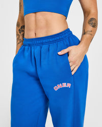 Foundations Joggers With Graphic | Oasis Blue