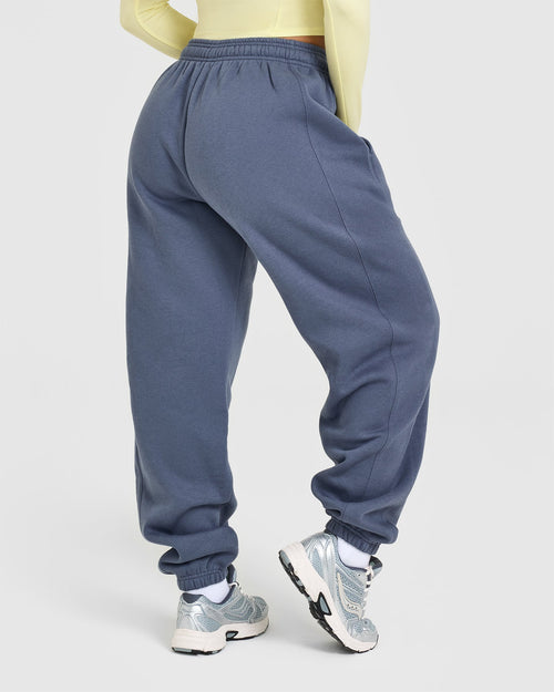 Foundations Joggers With Printed Graphic | Granite Blue