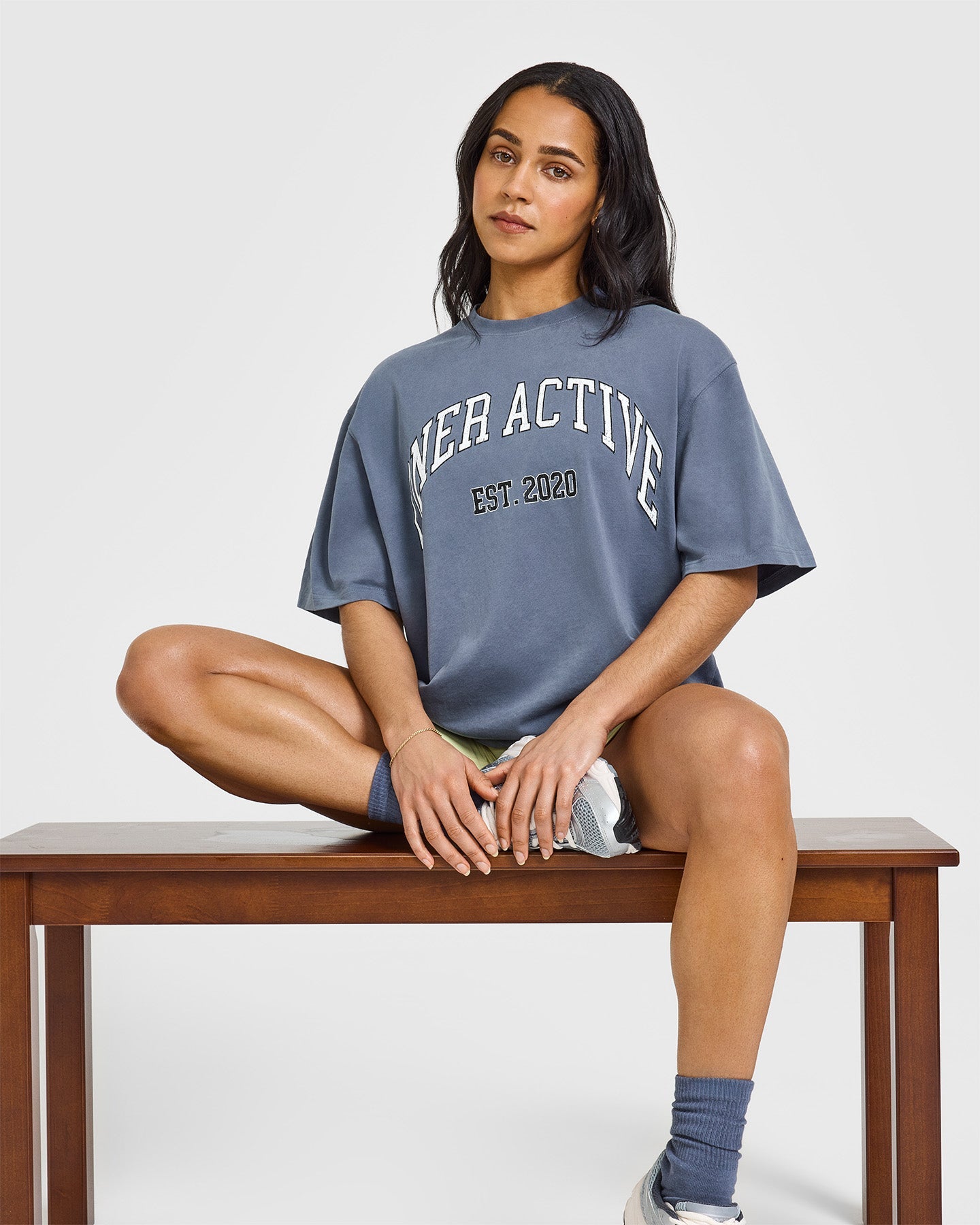 Oner Graphic Washed T-Shirt | Granite Blue