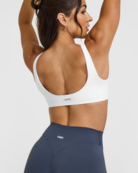 SoftMotion™ Scoop Back Bralette | White