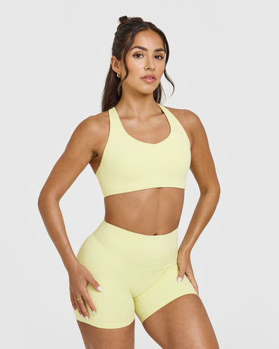 SoftMotion™ Sports Bra | Pastel Yellow