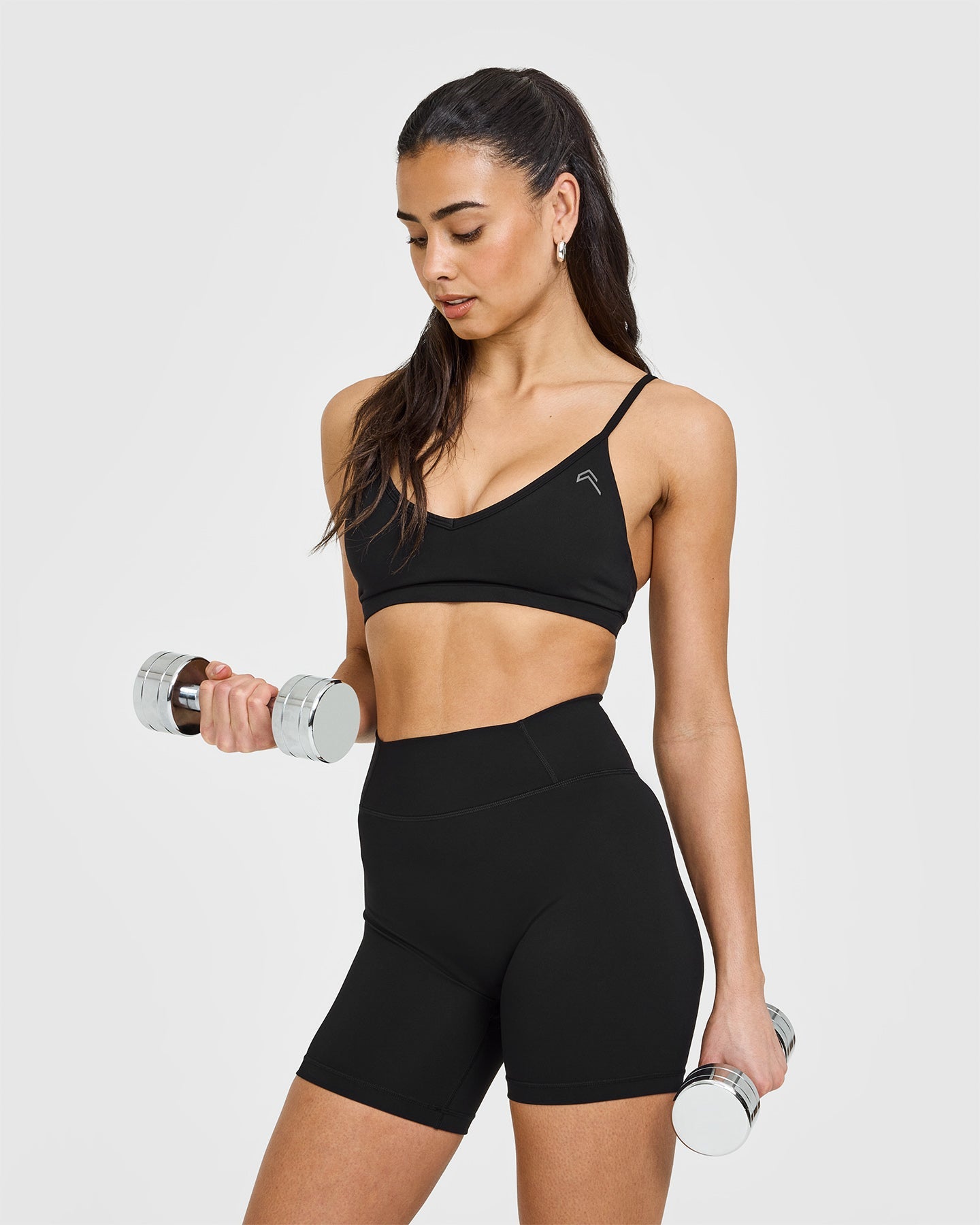 Timeless High Waisted Shorts 6" | Black