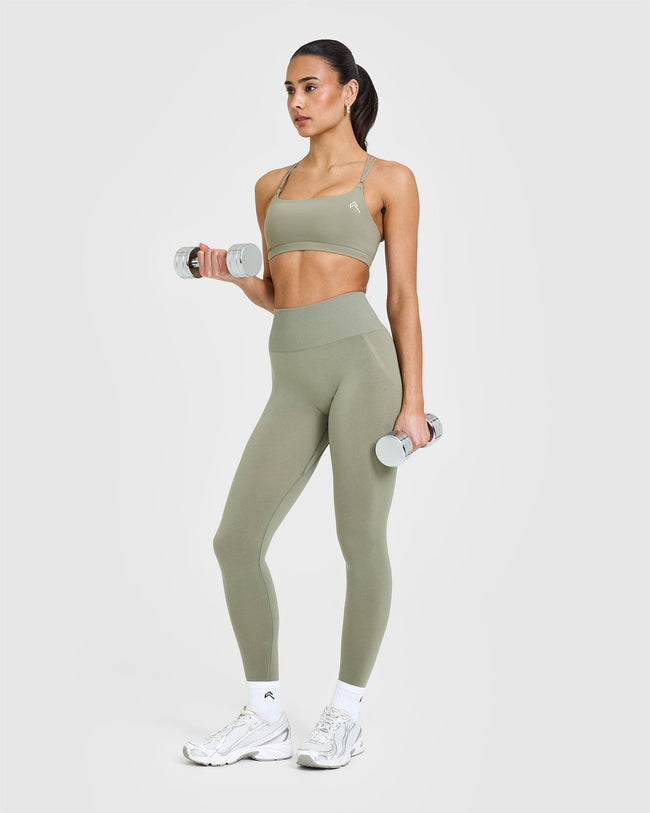 Everyday Cross Over Bralette | Soft Sage Green